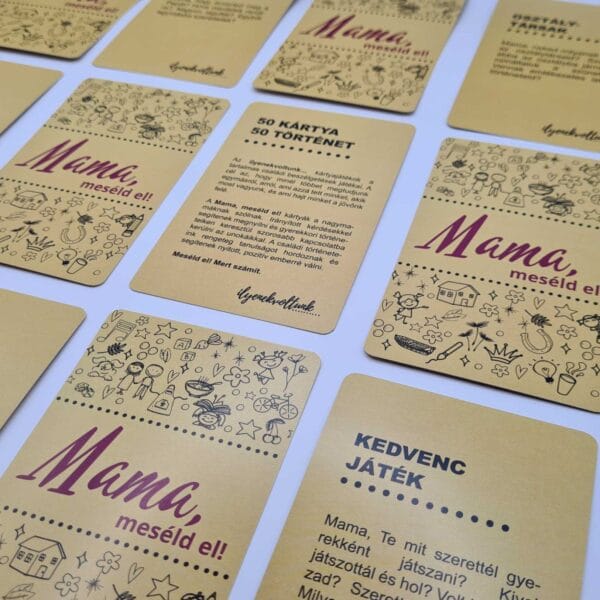 ilyenekvoltunk | ilyenek voltunk kártyajáték | beszélgetésindító kártyák | a családi történetek játéka, Mama, meséld el!